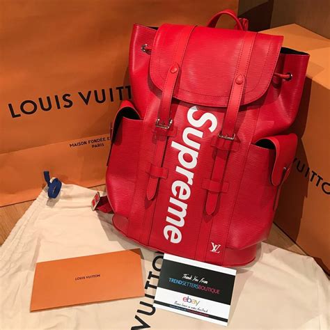 supreme louis vuitton backpack